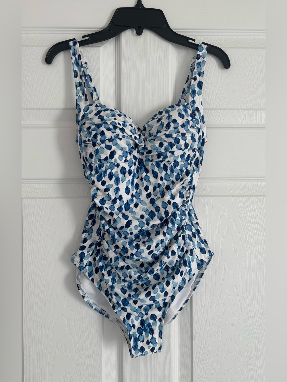 Nip Tuck Blue & White One Piece Swimsuit